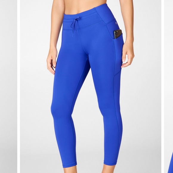 Fabletics Pants - Fabletics Ultracool Shine Panel 7/8 Leggings